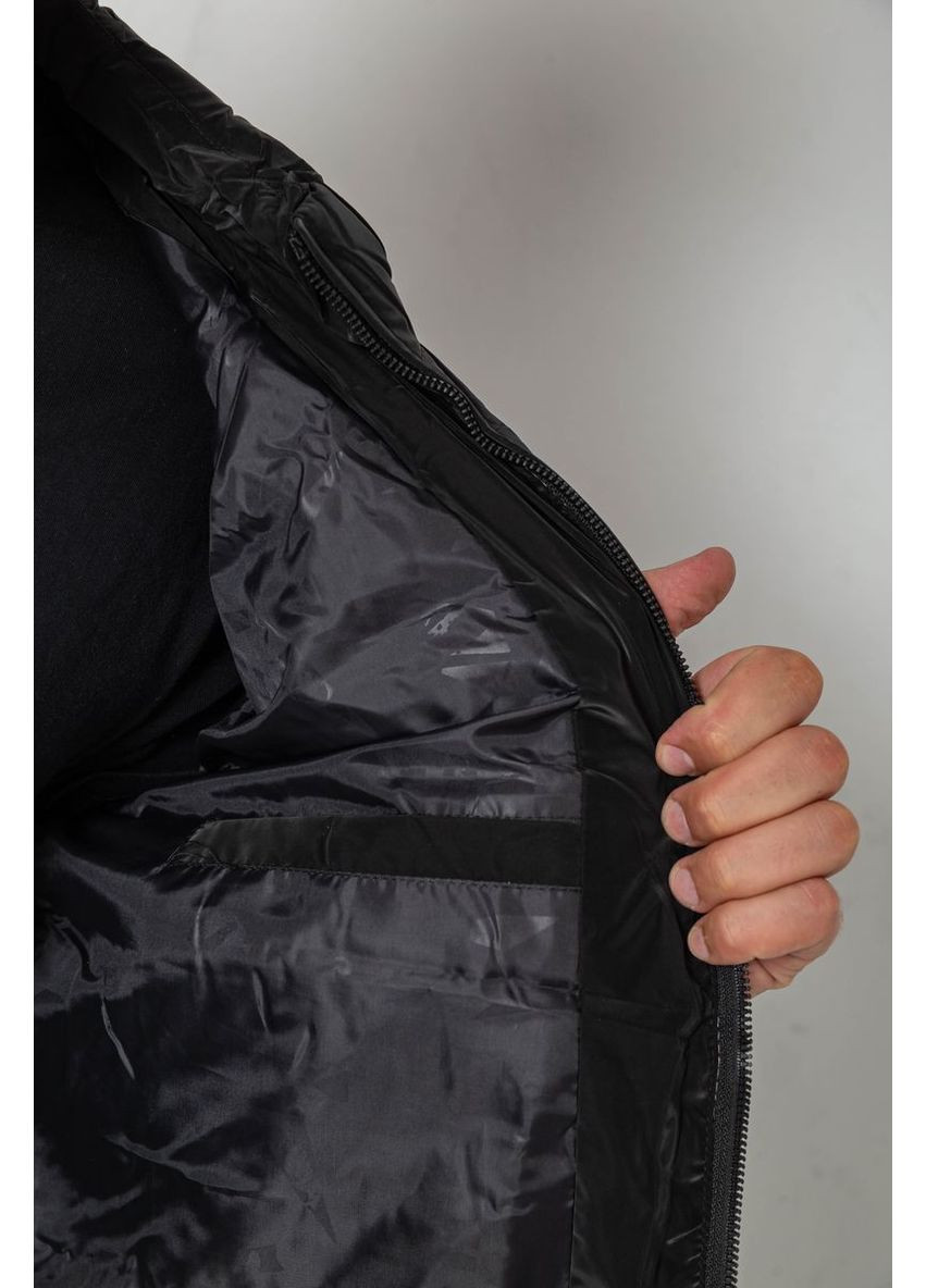 Чорна демісезонна куртка чоловіча демісезонна Ager 214R833К