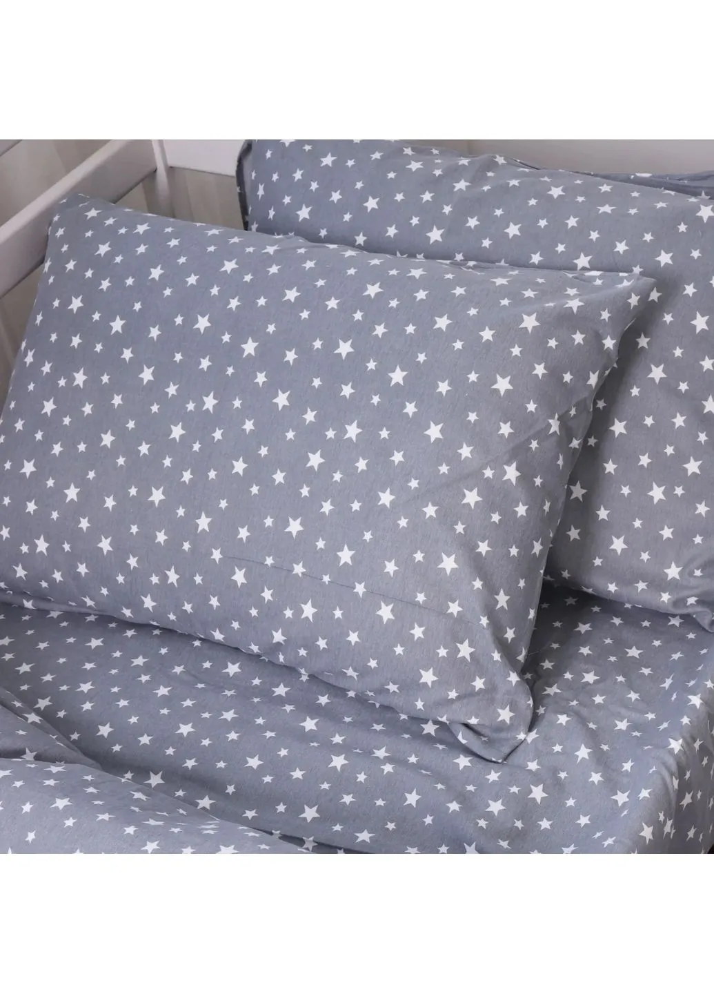 Постільна білизна 012 Grey Stars Фланель 2x143x210 (2200009653148) Mirson 012 Grey Stars Фланель 2x143x210 Сімейний (379099463)