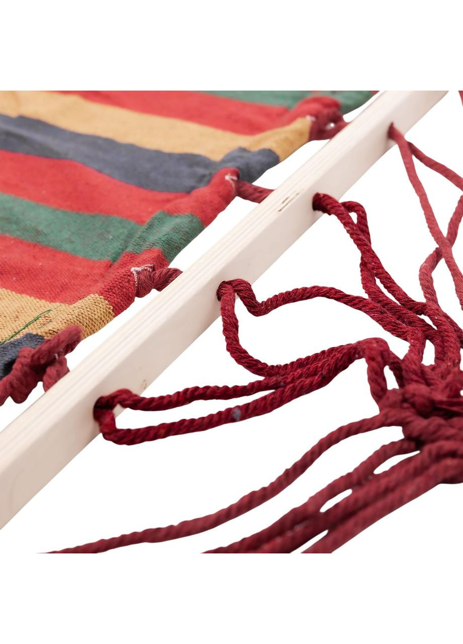 Гамак туристический подвесной тканевый 174х80 см с планкой SJ-0010-2R LUGI (370707712)