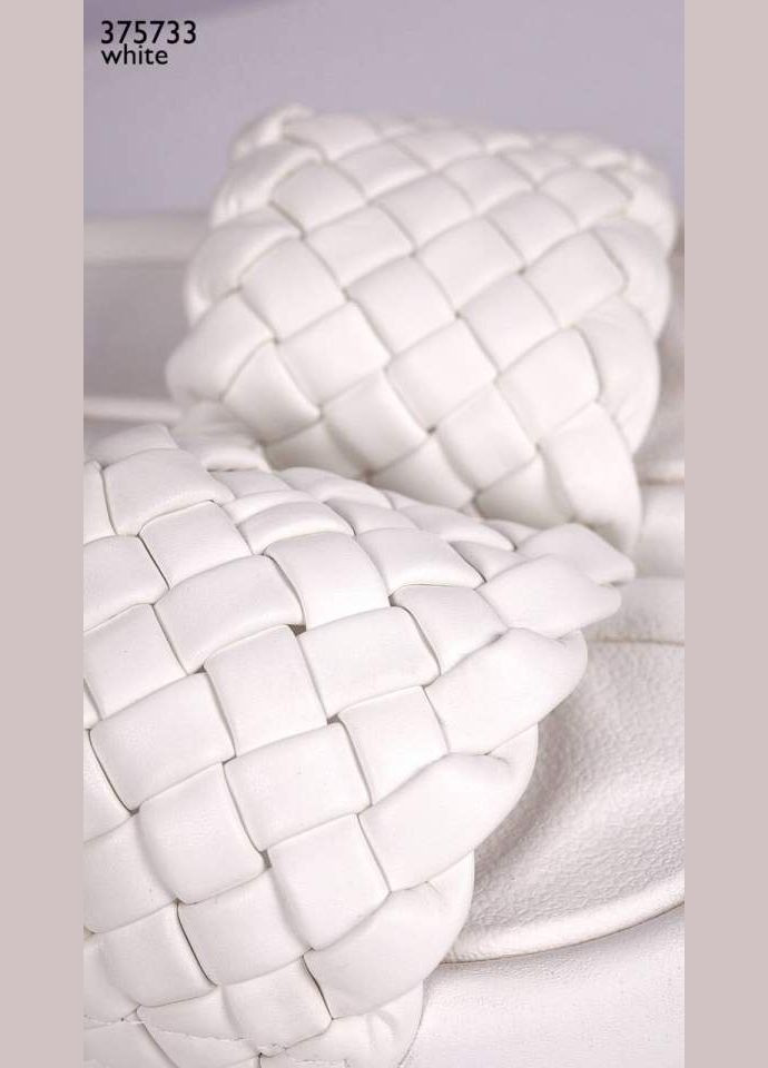 Жіночі молодіжні шльопанці 1417 Білі Kamengsi (334256715)