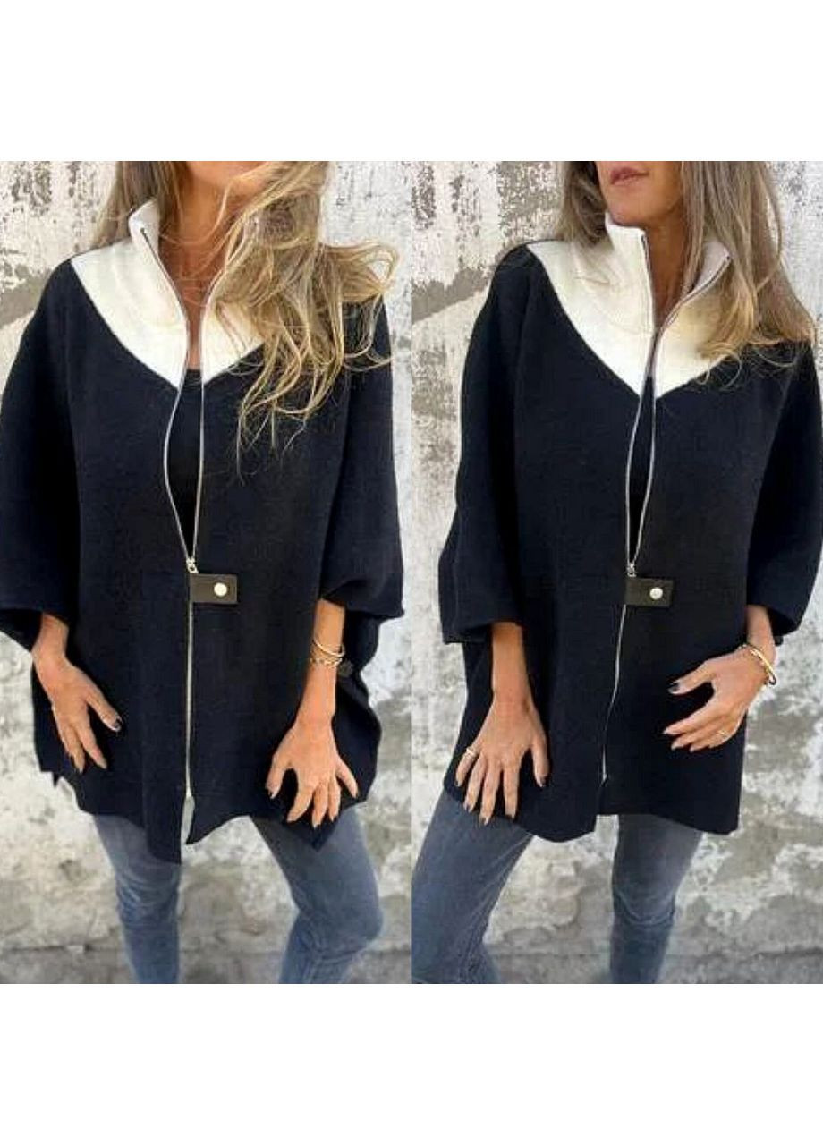 Черный демисезонный кардиган Style Point