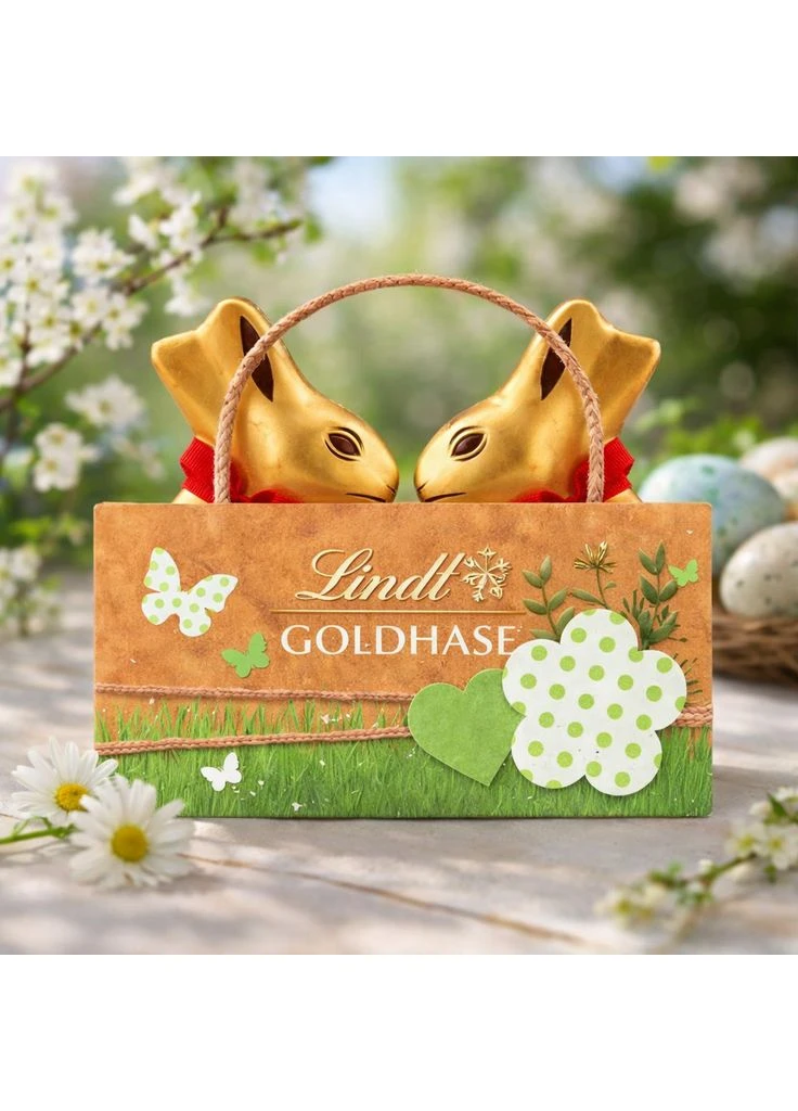 Подарочный набор шоколадных зайчат Молочный шоколад 100г. Lindt (346050049)