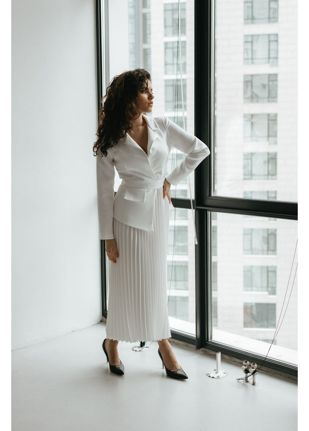 Белое платье 2030.5299 Seventeen