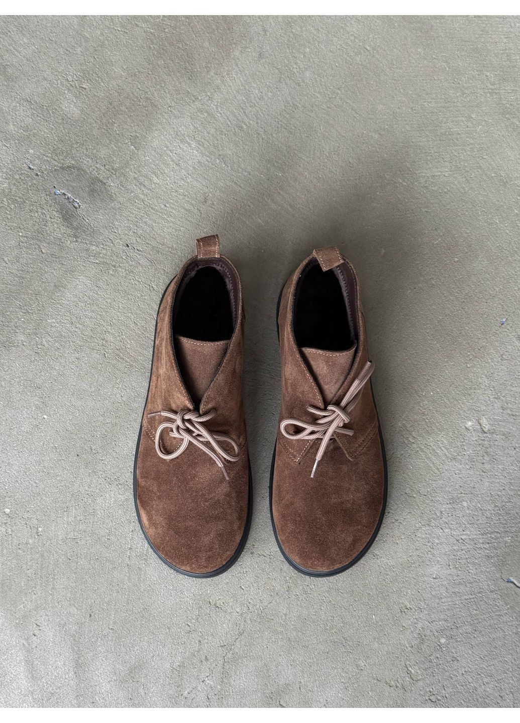 Осенние анатомические демисезонные Helen из натуральной замши