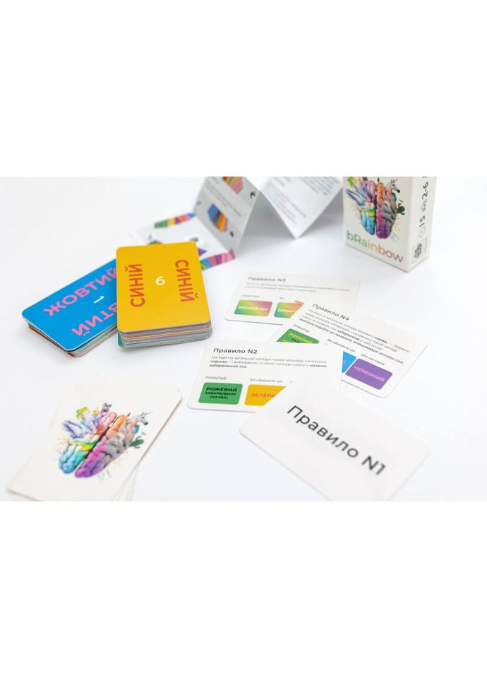 Карточная игра bRainbow FGS64, 60 карт, русский язык No Brand (330609078)