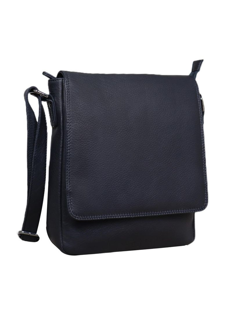 Кожаная сумка через плечо в черном цвете RoyalBag R-3161A (282844619)