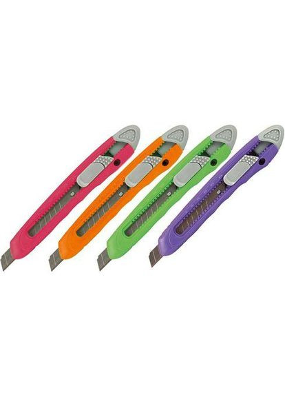 Нож канцелярский 9мм в дисплее (24) 6401 Axent (322499815)