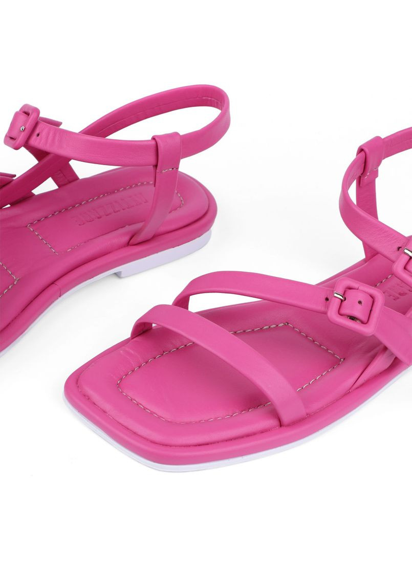 женские сандалии tas-399 розовая кожа. Attizzare
