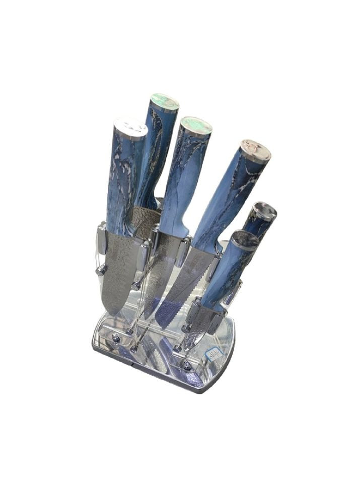 Ножи кухонные на подставке "Space gold" 6пр/наб 35см Home (306713882)