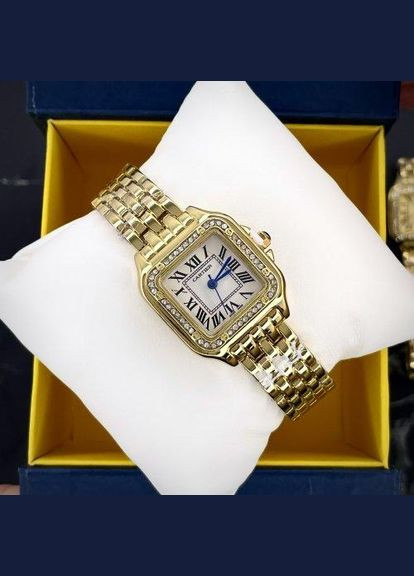 Якісний наручний жіночий годинник Cartier 29x31 No Brand (322583026)