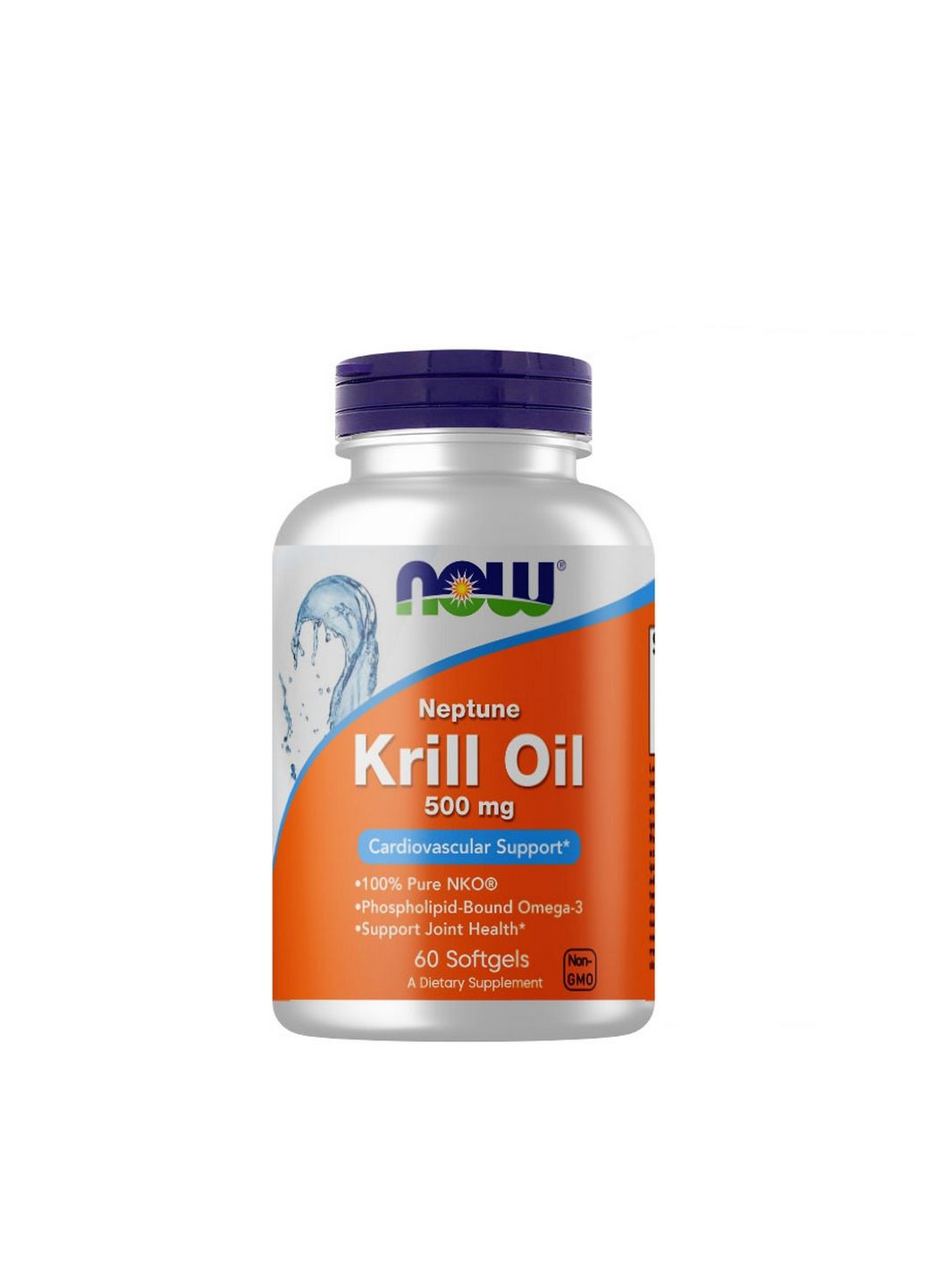 Жирні кислоти Krill Oil 500 mg, 60 капсул Now (293340742)