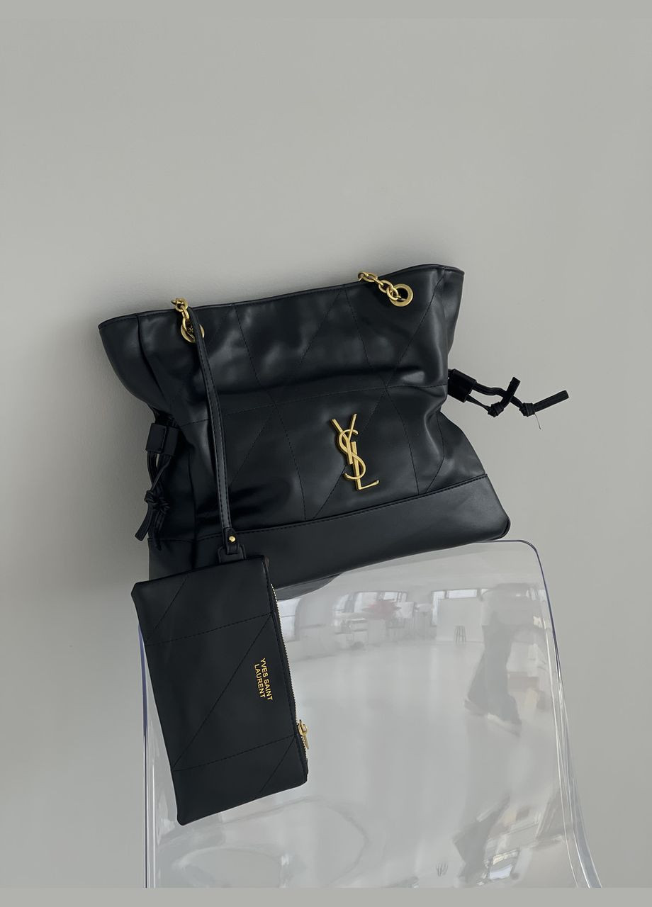 Сумка жіноча Jamie in Leather чорний шопер No Brand (322464802)