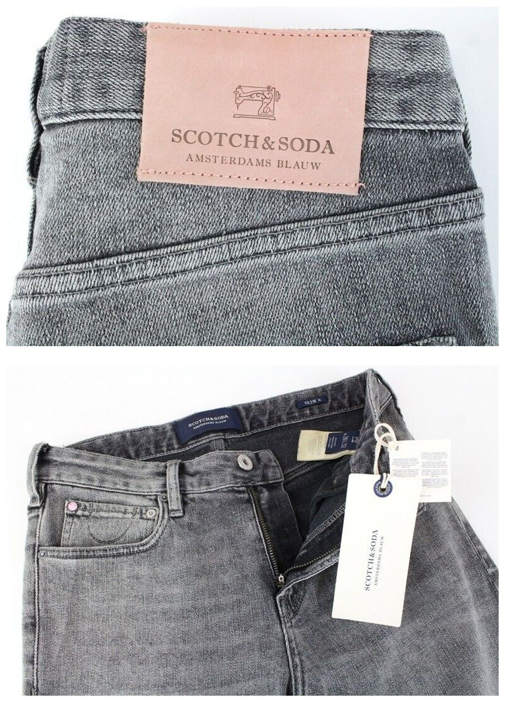 Темно-серые джинсы мужские Scotch&Soda