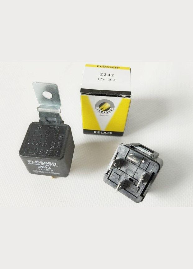 Реле универсальное 4-х конт. 12В 30А с кронштейном ( ) 2242 РО 6741 РО Flosser (323227446)