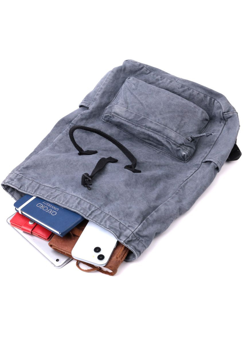 Модный городской рюкзак-мешок унисекс из плотного текстиля sale_15076 Vintage (328449881)