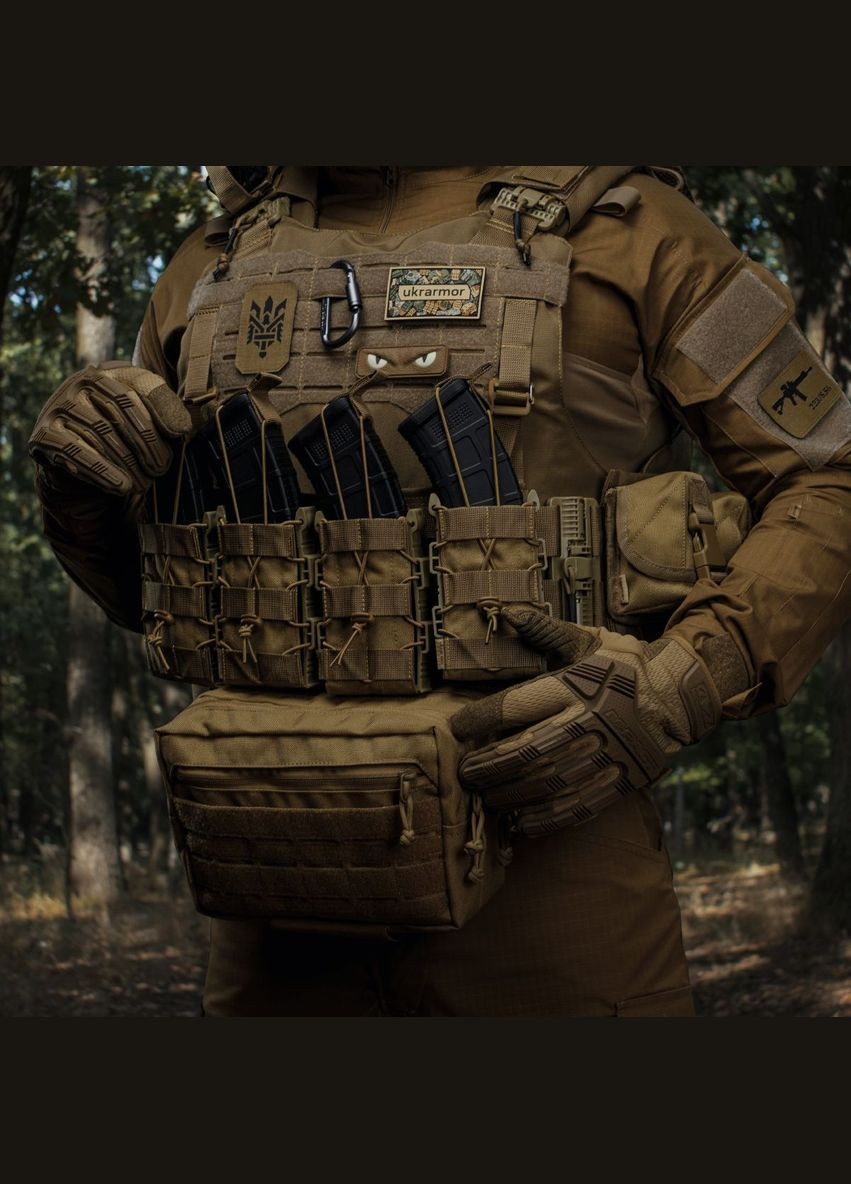 Подсумок одинарный пластиковый для магазина АК/AR. Ukrarmor (333721783)