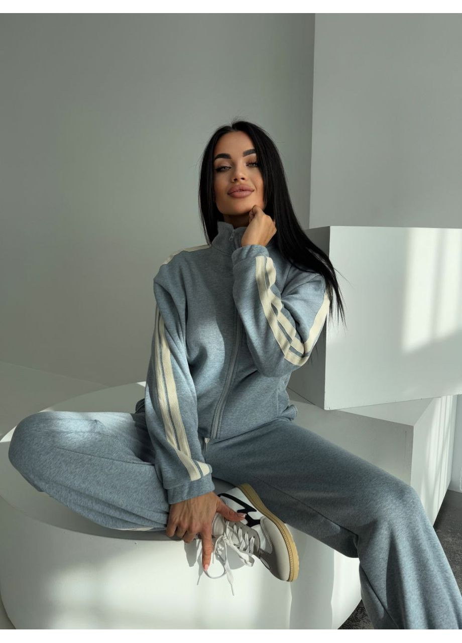 Женский теплый костюм из трехнитки на флисе - базовая новинка сезона 🍂 (ЗАМЕР В ОПИСАНИИ) GD/GL Модний простір (370147363)