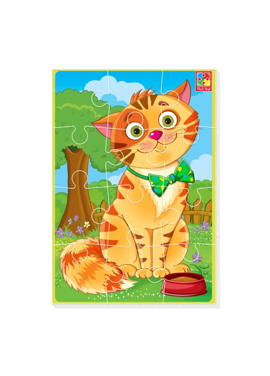 М'які пазли А5 Малюк зможе "Кіт" VT1103-91(укр) Vladi toys (293154124)