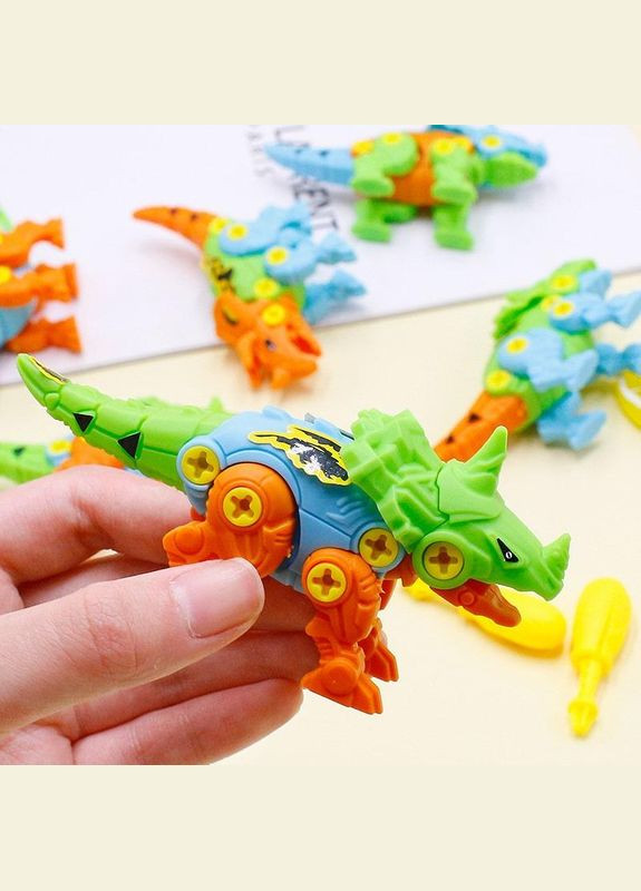 Пластиковый конструктор динозавр Трицератопс No Brand (311949439)