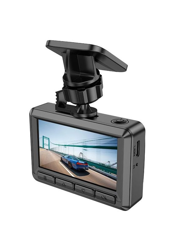 Видеорегистратор DV3 Driving recorder with display (2 камеры) Hoco (290891320)
