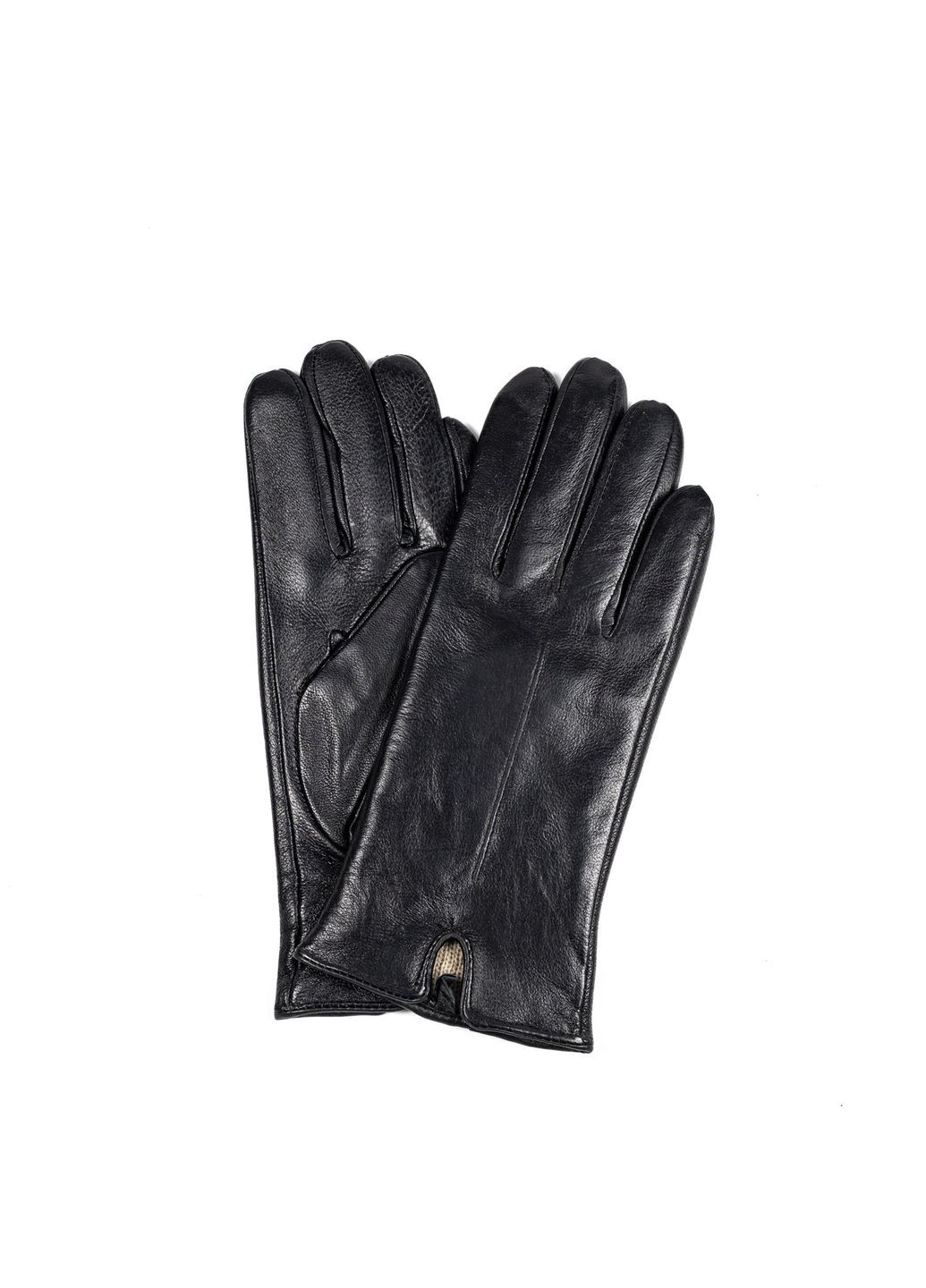 Перчатки сенсорные женские кожа черные УНА LuckyLOOK 981-660 (322789211)