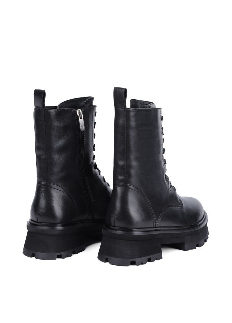 Жіночі Черевики RY706K-7Y8 Чорний Шкіра MIRATON (365434793)