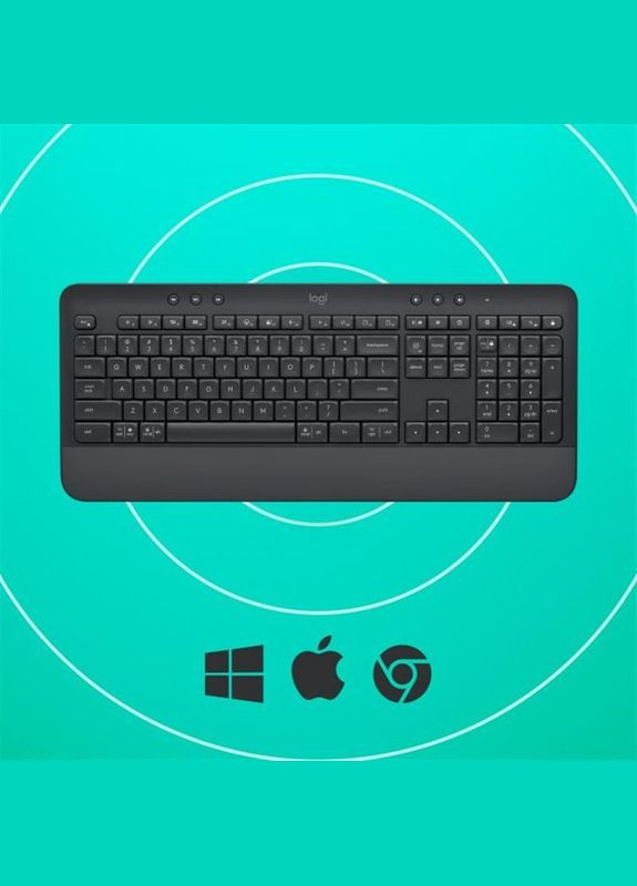 Клавиатура беспроводная Signature K650 US Graphite USB (920010945) Logitech (316152282)