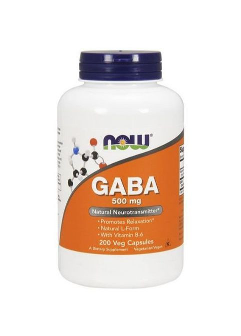 GABA 500 mg 200 Veg Caps Now Foods (362418779)
