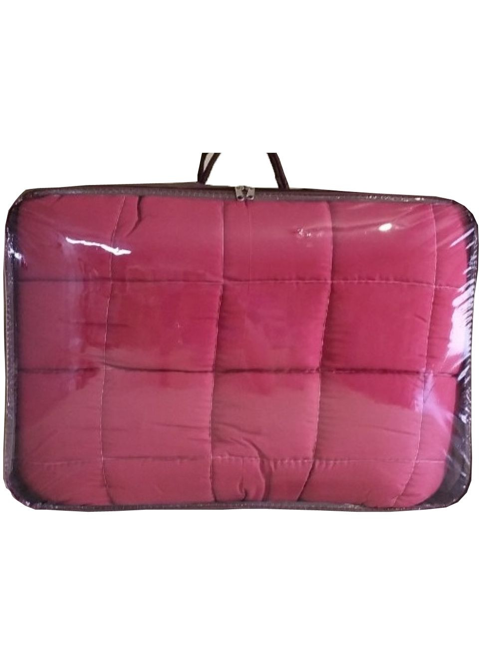 Одеяло евро холлофайбер VITAL-TEXTIL из микрофибры зимнее малиновое Vital-Textile (317753517)