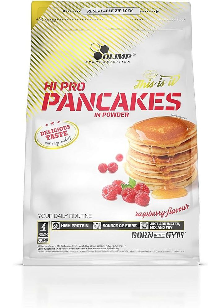 Смесь для приготовления панкейков Hi Pro Pancakes (малина) 900 g Olimp (296188530)