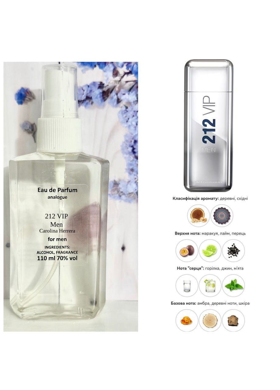 Парфумована вода 212 VIP Men, 110 ml No Brand (303139661)