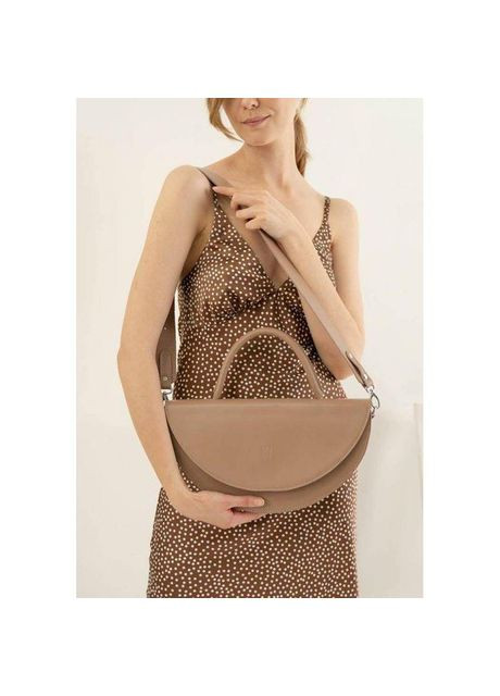 Сумка седло на плечо женская из натуральной кожи Карамельный 39306 The Wings (355245068)