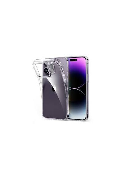 Чехолнакладка TPU Silicone with Edge Apple iPhone 14 Pro Max Clear Toto (301507466)