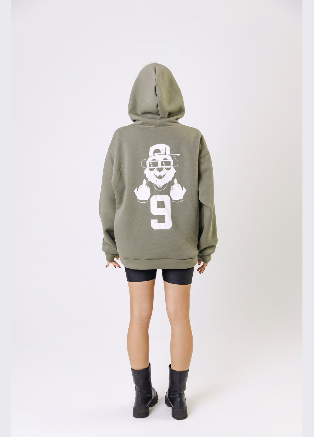 Стильний оверсайз худі на флісі Vakko (301940955)