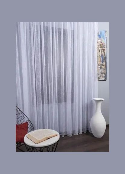 Готова біла тюль льон 300Х270 NOW BRAND (346058073)