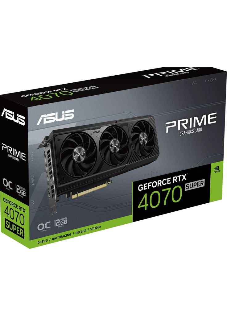 Видеокарта GeForce RTX4070 SUPER 12Gb PRIME OC (PRIMERTX4070S-O12G) Asus (302660262)