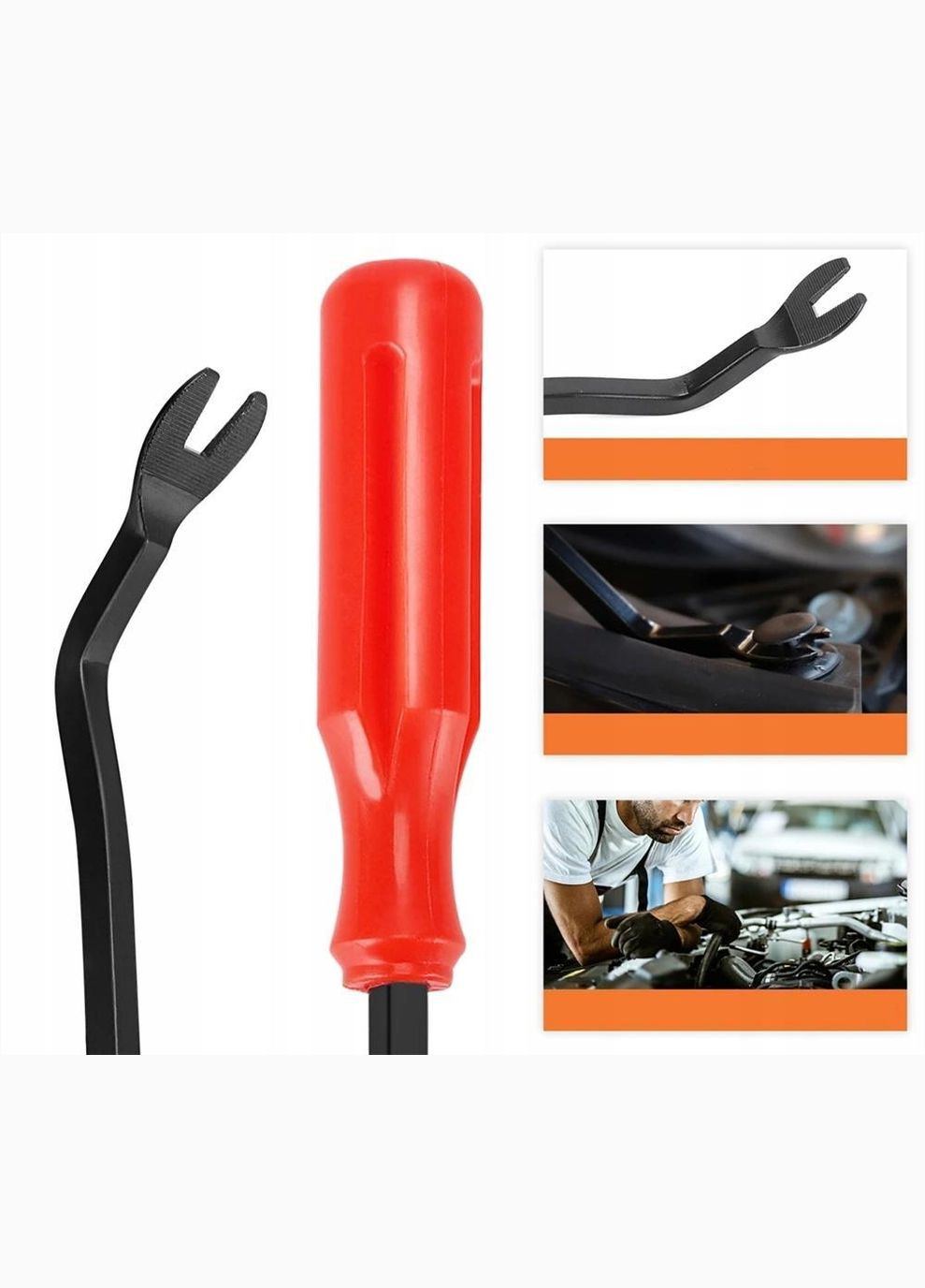 Набор клипс для салона авто 620 шт в кейсе универсальные автокрепления пистоны + съемник (R051373) Icar (349843548)