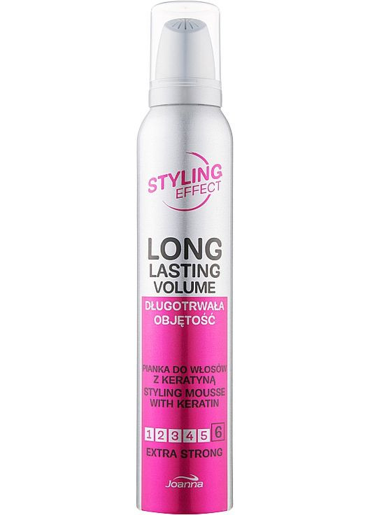 Мусс для волос с кератином экстрасильной фиксации Styling Effect Styling Mousse 150ml Joanna (365800005)