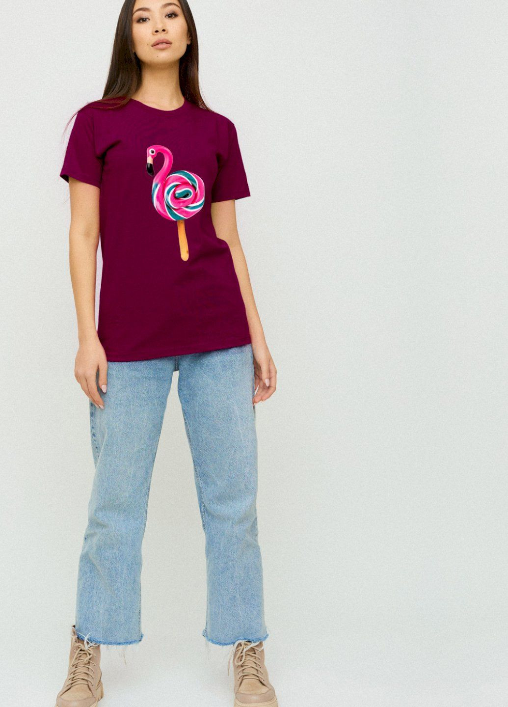 Футболка Boyfriend / air print / YAPPI - (252386485)