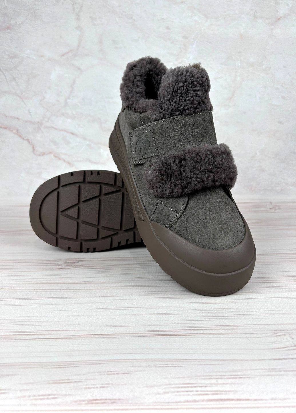 Угги из замши для женщин Hengji (365301152)