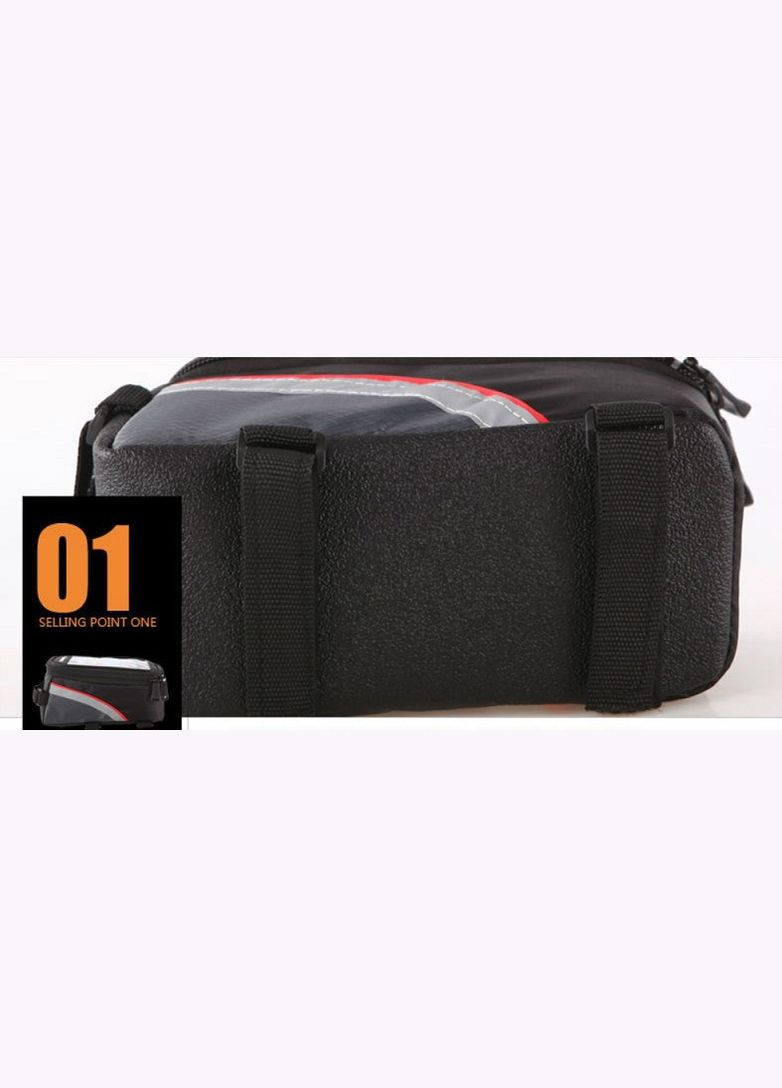 Сумка на раму для велосипеда Roswheel з відсіком для телефона 4-5.5 дюйма Чорний Jo Jo (365752023)