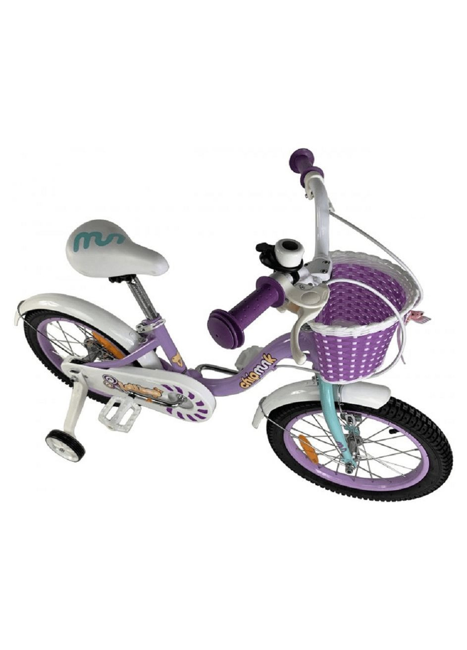 Велосипед детский Chipmunk Darling 16", OFFICIAL UA, фиолетовый (CM186-purple) RoyalBaby (316396427)