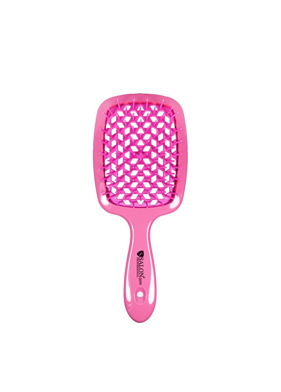 Щітка для волосся продувна 20 см SP0099 SL, Чорна з помаранчевим Salon Professional (302723652)