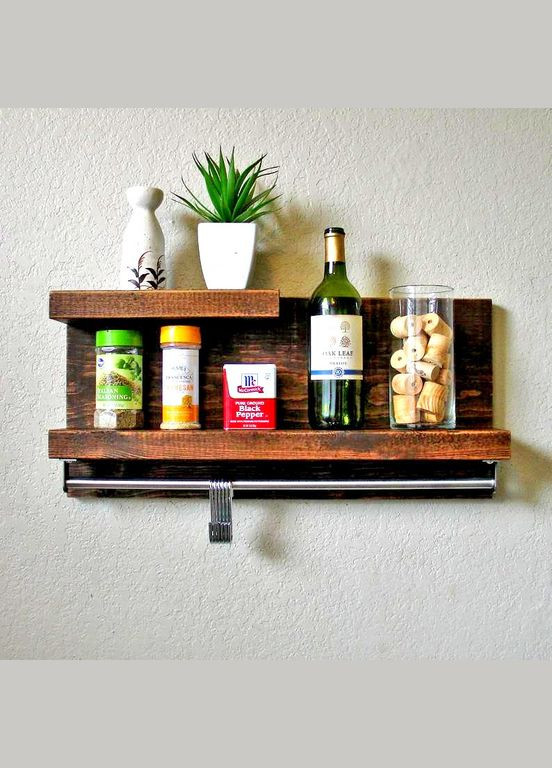 Полиця настінна з дерева Суарес 65 мокко (ПНС-651010) No Brand (327867282)