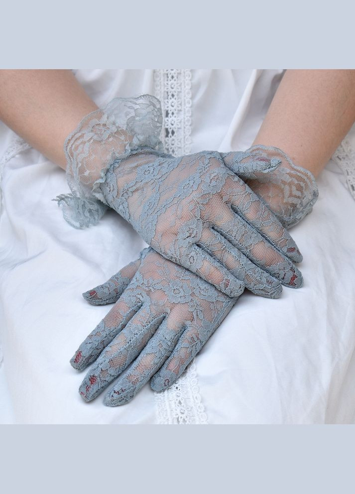 Мереживні рукавички ажурні (арт.7014) No Brand (348431052)