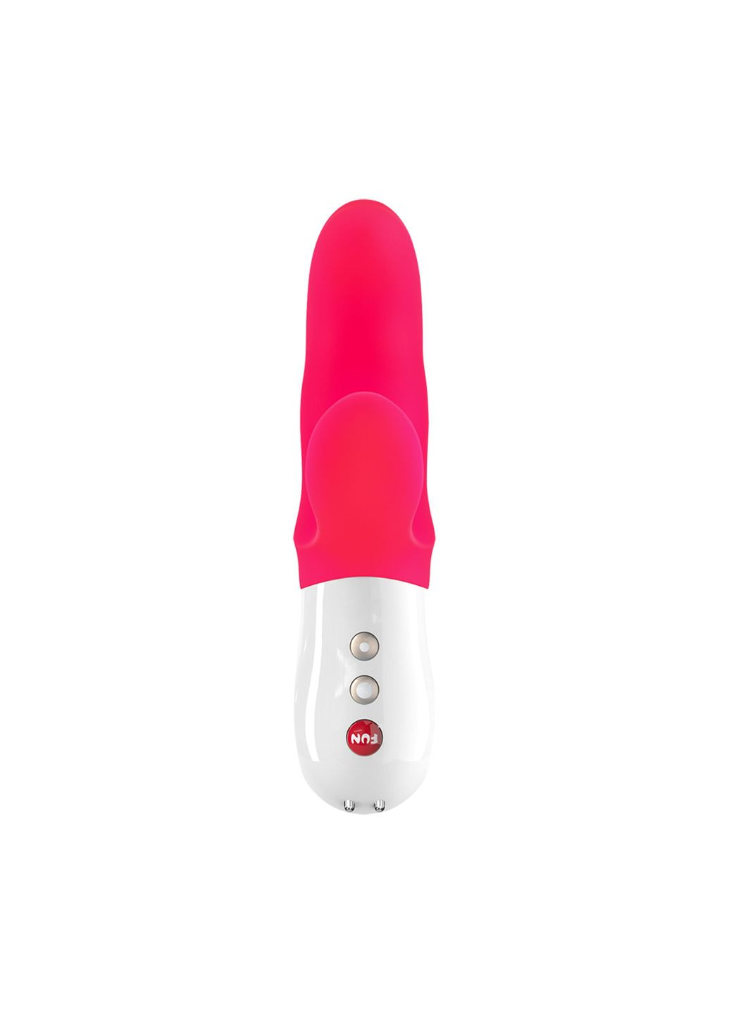 Вибратор-кролик MISS BI pink/white, 2 независимых мотора, диаметр 4,2 см Fun Factory (334344047)