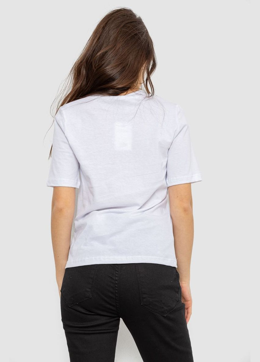 Футболка жіноча з принтом, колір чорний, Ager - (318169815)