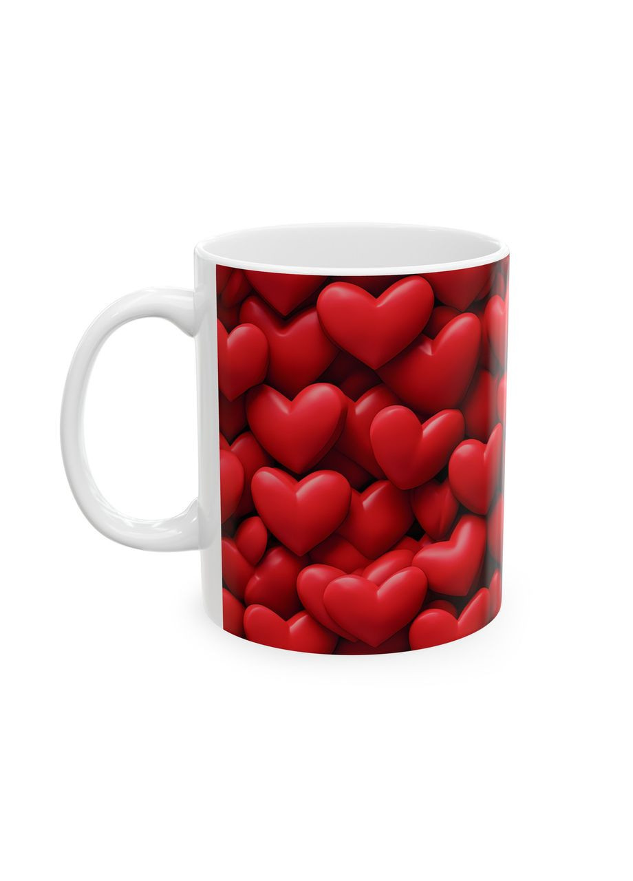 Керамическая чашка с дизайном "Палитра сердец" - 16 No Brand (368671794)