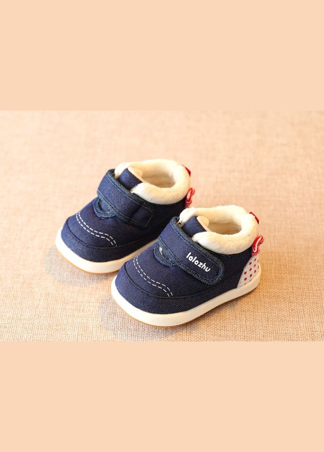 Синие зимние ботинки lalazhu (синий) (14275) Qoopixie