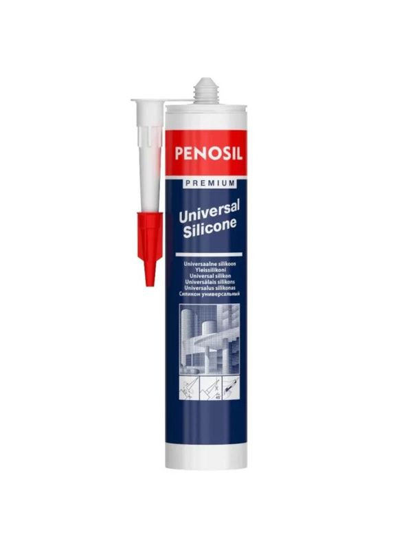 Силиконовый герметик Premium Universal Silicone (310 мл) универсальный белый (23637) Penosil (286423655)